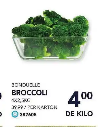 Bidfood Bonduelle broccoli aanbieding