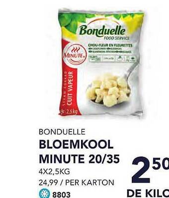 Bonduelle bloemkool minute 20-35