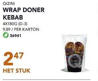 Qizini wrap doner kebab