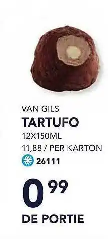 Bidfood Van gils tartufo aanbieding