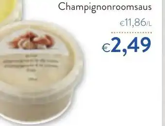 Verse saus Champignonroomsaus 210ml