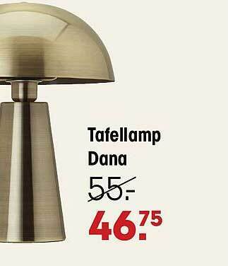 Kwantum Tafellamp dana aanbieding