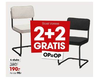 Kwantum Stoel varese aanbieding
