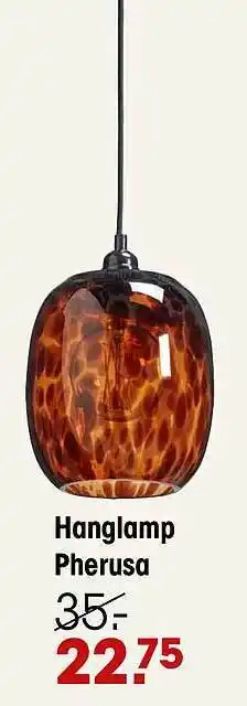 Kwantum Hanglamp pherusa aanbieding