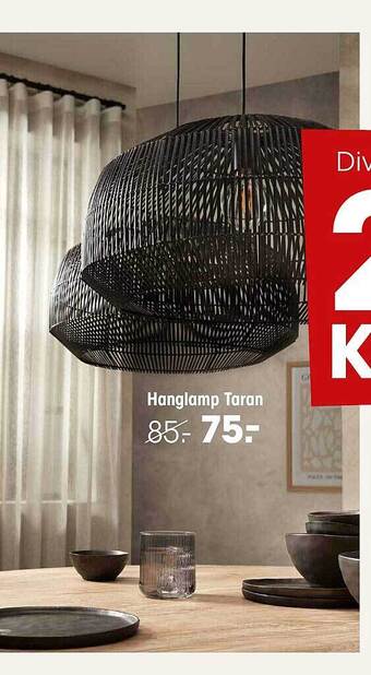 Kwantum Hanglamp taran aanbieding