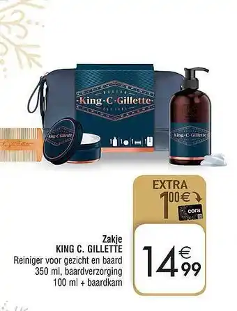 Cora Zakje king c gillette aanbieding