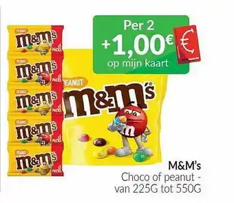 Intermarché M&m's choco of peanut aanbieding