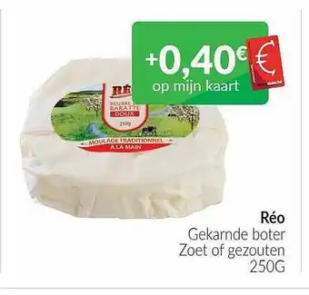 Intermarché Réo gekarnde boter zoet of gezouten aanbieding