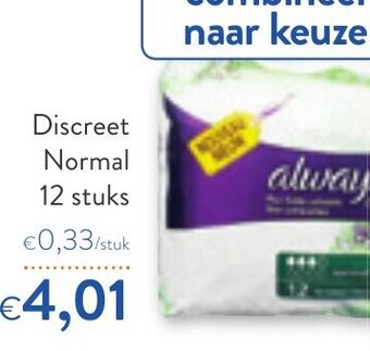 Always Discreet Normal 12 stuks
