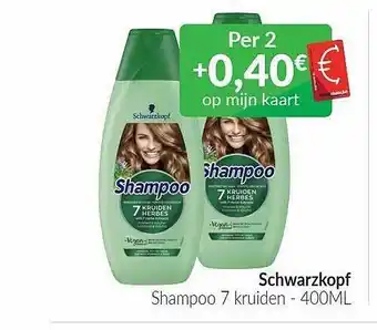 Intermarché Schwarzkopf shampoo 7 kruiden - 400ml aanbieding