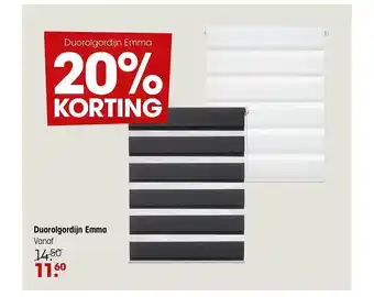 Kwantum Duorolgordijn emma aanbieding
