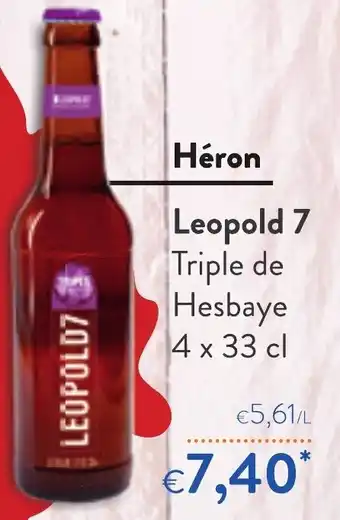 OKay Heron Leopold 7 4x33cl aanbieding
