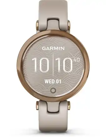 Bol.com Garmin lily subtiele smartwatch - klein en stijlvol - 5 dagen batterij - rose gold/lightsand aanbieding