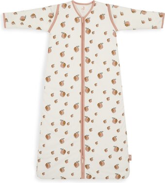 Bol.com Jollein baby baby winterslaapzak met afritsbare mouw 90cm - peach aanbieding