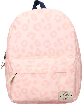 Milky kiss clever girls - rugzak - schooltas meisje - roze - panter
