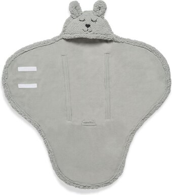 Bol.com Jollein wikkeldeken bunny 100x105cm - storm grey aanbieding