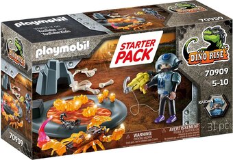 Bol.com Playmobil starterpack gevecht tegen de vuurschorpioen - 70909 aanbieding