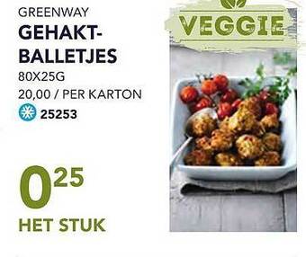 Greenway gehaktballetjes