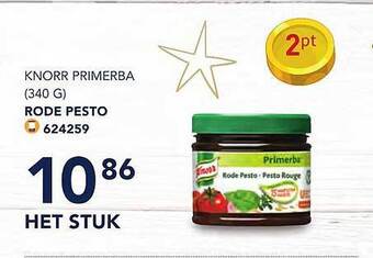 Bidfood Knorr primerba rode pesto aanbieding