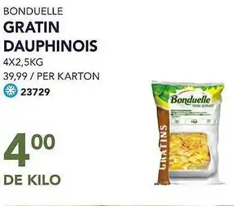 Bonduelle gratin dauphinois