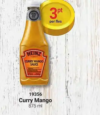 Bidfood Heinz curry mango aanbieding
