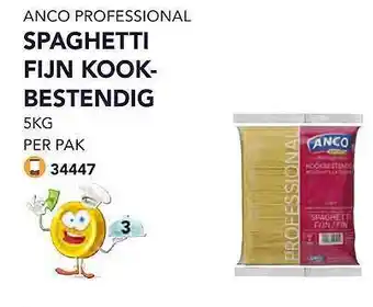 Bidfood Anco professional spaghetti fijn kookbestendig aanbieding