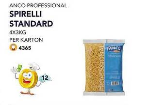 Bidfood Anco professional spirelli standard aanbieding