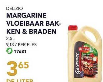 Bidfood Delizio margarine vloeibaar bakken & braden aanbieding