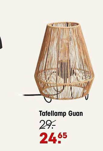 Kwantum Tafellamp guan aanbieding