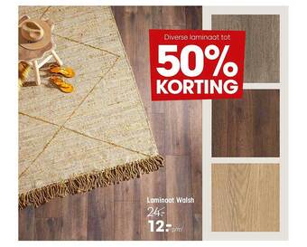 Kwantum Laminaat walsh aanbieding