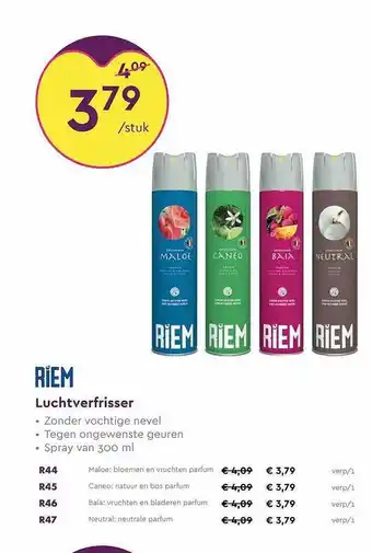 Riem luchtverfrisser