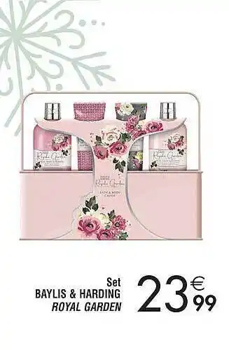 Set baylis & harding royal garden