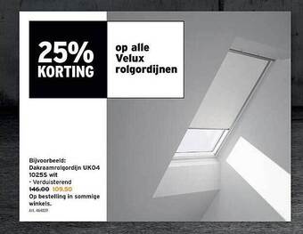 GAMMA Velux rolgordijnen aanbieding