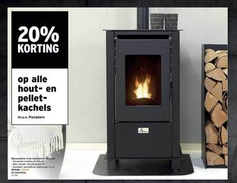 GAMMA Hout- en pelletkachels aanbieding