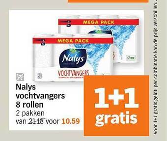 Albert Heijn Nalys vochtvangers aanbieding