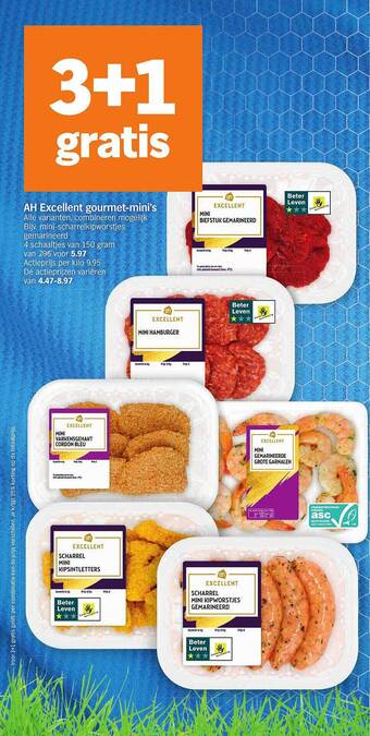 Albert Heijn Ah excellent gourmetmini's aanbieding
