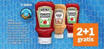 Albert Heijn Heinz snacksauzen aanbieding