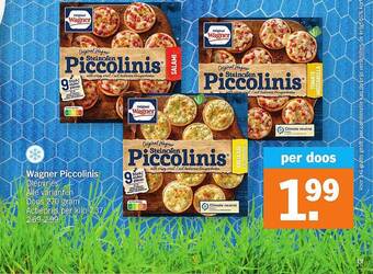 Albert Heijn Wagner piccolinis aanbieding