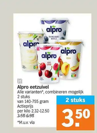 Albert Heijn Alpro eetzuivel aanbieding