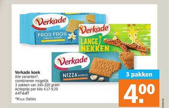 Albert Heijn Verkade koek aanbieding