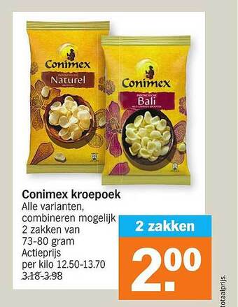 Albert Heijn Conimex kroepoek aanbieding