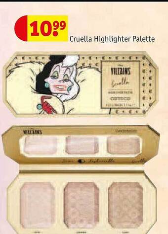 Kruidvat Cruella highlighter palette aanbieding