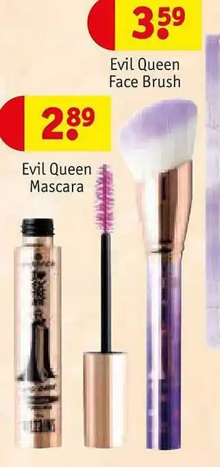 Evil queen face brush, evil queen mascara