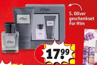 Kruidvat S. Oliver geschenkset for him aanbieding