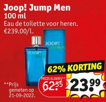 Kruidvat Joop! jump men 100ml aanbieding