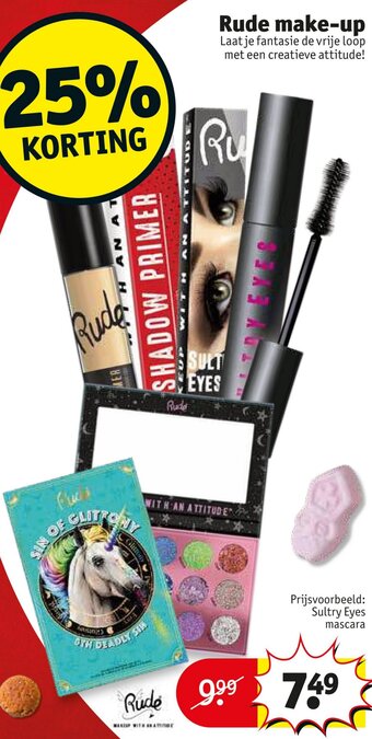 Kruidvat Rude make-up aanbieding