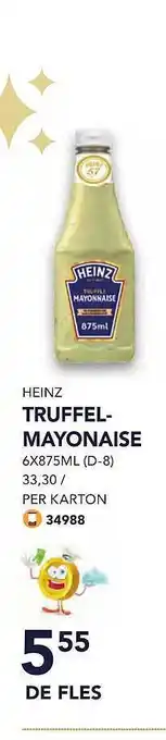 Bidfood Heinz truffel-mayonnaise aanbieding