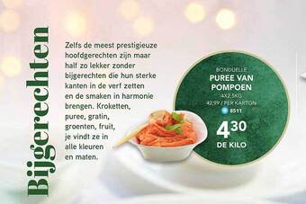 Bidfood Bonduelle purée van pompoen aanbieding