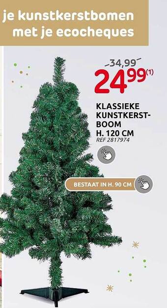 Brico Klassieke kunstkerstboom aanbieding