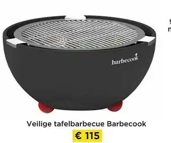Molecule Veilige tafelbarbecue barbecook aanbieding